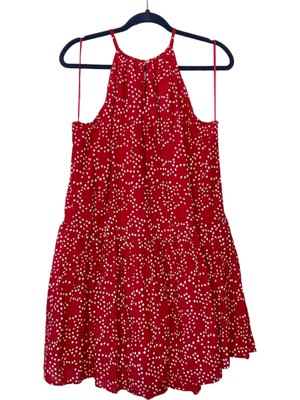 Madewell Drop-Waist Mini Dress in Dot - Picture 7 of 11